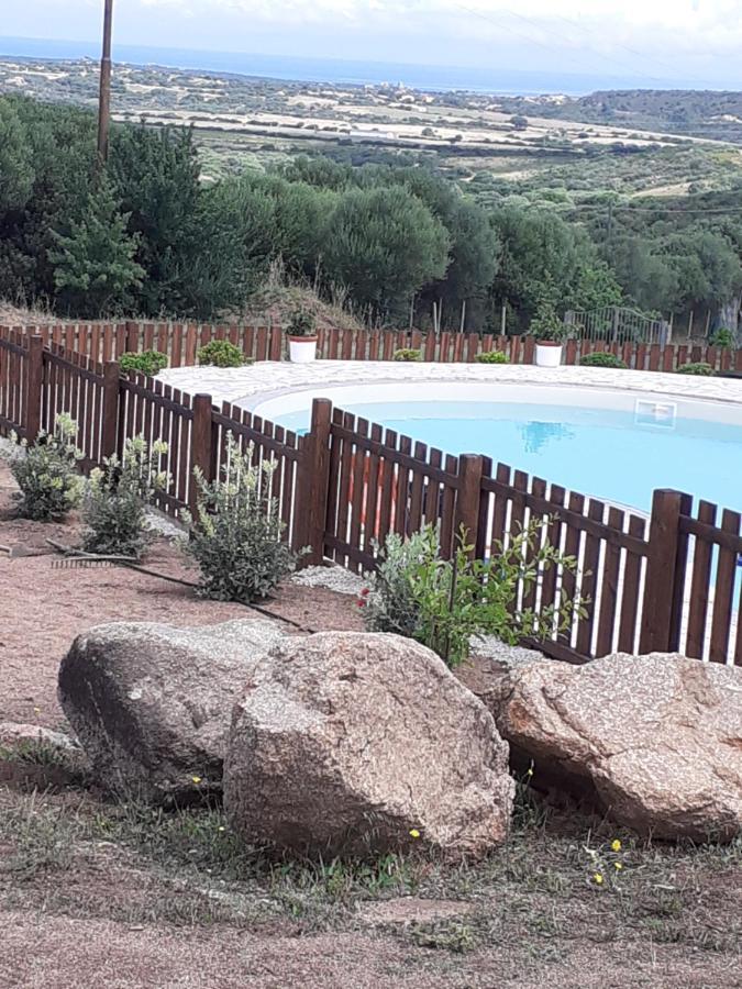 Agriturismo Gli Olivastri -Appartamento Bel Vedere Con Piscina ,Solarium E Vista Mare,Climatizzatore ,Wifi アリエントゥ エクステリア 写真